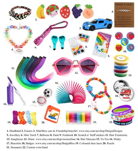 100 things to put in party bags (under $10 and not candy!) · Adelle