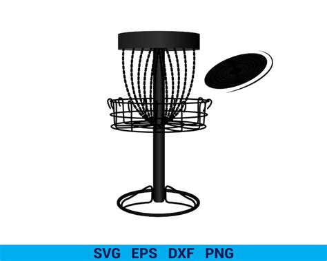 Disc Golf Svg Disc Golf Silhouette Clipart Sports Svg Die | Etsy