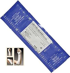 Amazon.com: Ortho-Glass ® Pre-Cut Splints 4" x 12": Health & Personal Care