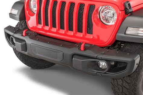 Mopar 3 Piece Rubicon Steel Front Bumper for 18-24 Jeep Wrangler JL ...