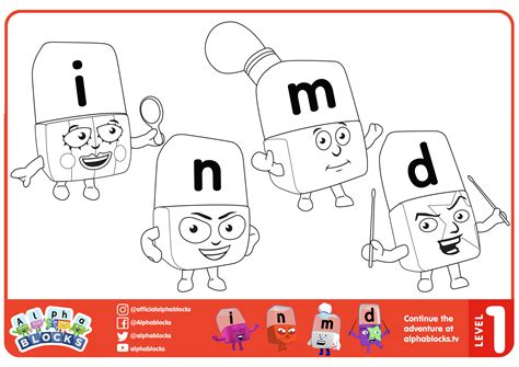 Free Printable Alphablocks Coloring Pages - Printable World Holiday