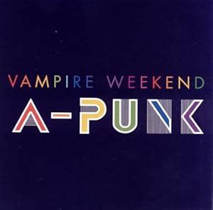 VAMPIRE WEEKEND A - PUNK 1 TRACK PROMO CD by VAMPIRE WEEKEND A - PUNK 1 ...