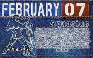 February 7 Zodiac Horoscope Birthday Personality - SunSigns.Org