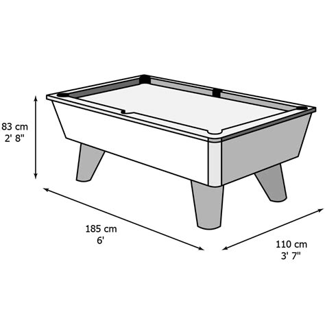 Classic Domestic Pool Table - 6 ft, 7 ft | Liberty Games