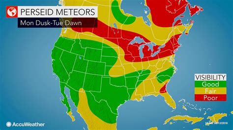 Meteor Shower Tonight Map - Double Meteor Shower Could Spark Brilliant ...