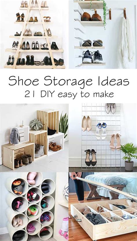 Shoe Storage Ideas DIY: 21 easy projects to try