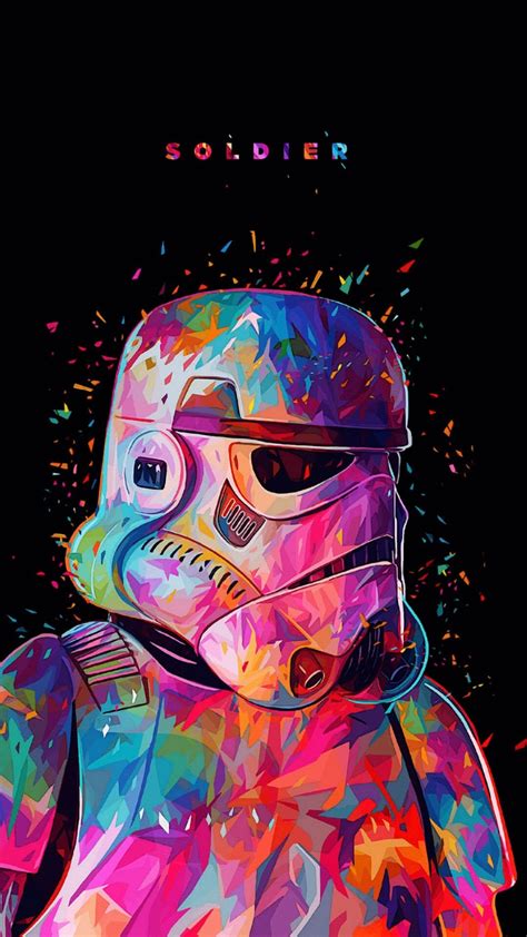 iPhone, Star Wars, Stormtrooper, color, Black - Wallpaper | iPhone ...