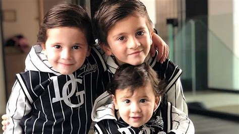 Lionel Messi's Sons | Thiago Messi with Mateo and Ciro Messi Roccuzzo ...