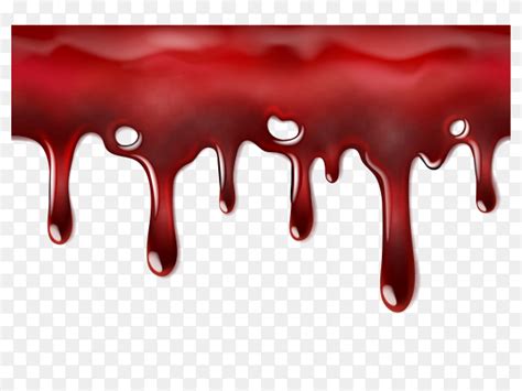 Dripping blood template vector PNG - Similar PNG