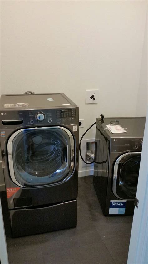 Washer/dryer installation with pedestal attachment - Hedgehog Home ...