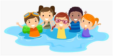 Transparent Fish Swimming Png - Kids Swimming Clipart, Png Download ...