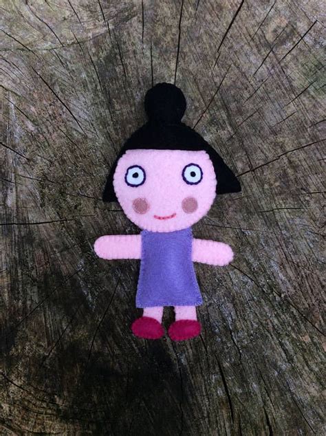 Little kingdom inspired Dolly Nanny Plum felt doll Ben And Holly ...