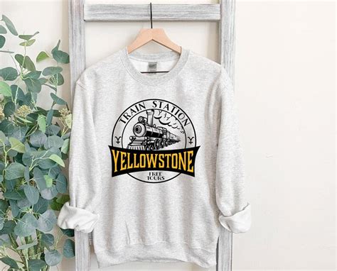 Yellowstone Train Station Yellowstone Sweatshirt - Etsy