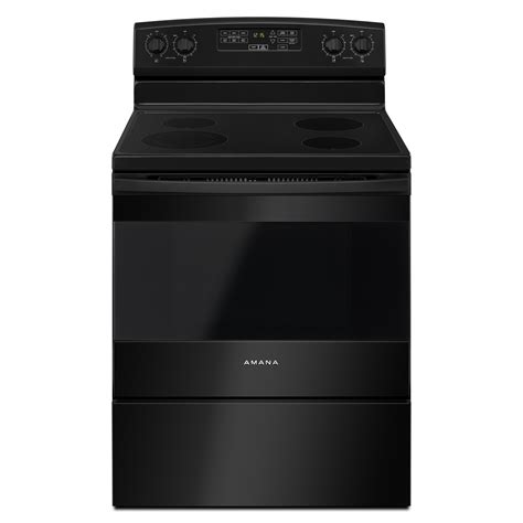 Amana AER6603SFB 4.8 cu. ft. Electric Range w/ Self-Cleaning Option - Black