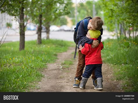 Two Little Brothers Image & Photo (Free Trial) | Bigstock