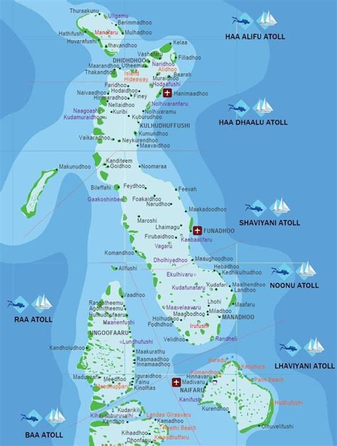 Map of the Maldives