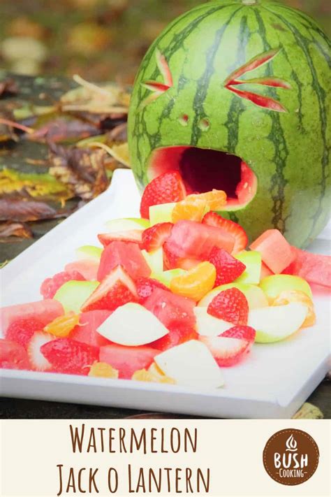 Watermelon Jack O Lantern | Bush Cooking