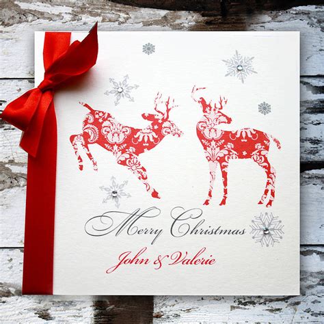 personalised christmas card by natalie ryan design | notonthehighstreet.com