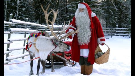 Santa Claus Village 4K: Rovaniemi Lapland Finland: families meet real ...