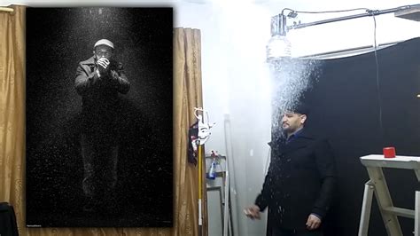 How to create winter self-portraits in the home studio using a can of ...