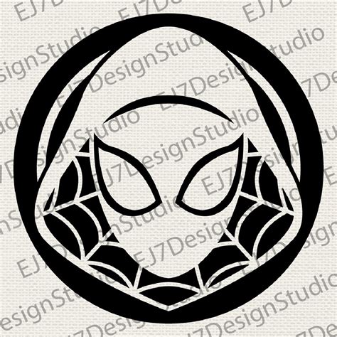 Marvel Spider-gwen Ghost-spider Spider-verse SVG PNG JPG for Cricut ...