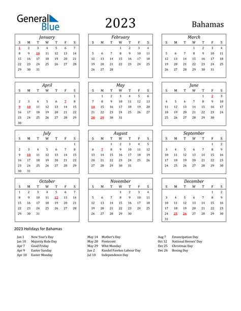 Free 2023 Calendar With Holidays Printable - Time and Date Calendar ...