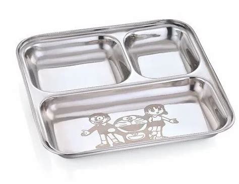 Standard Stainless Steel Kids Plate, Steel Grade: SS 304, Thickness: 2 ...