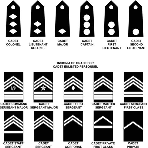 JROTC Cadet Ranks and Uniform Guidelines - Clayton High School Army ...