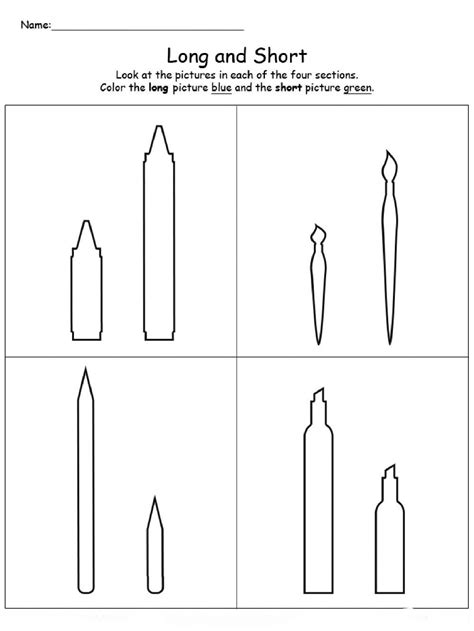 Measurement Preschool, Preschool Prewriting, Math Activities Preschool ...