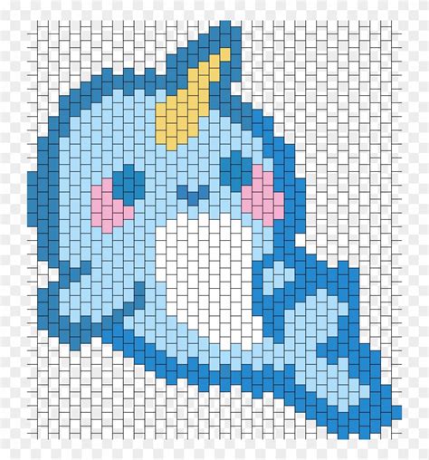 Minecraft Pixel Art Templates Cute Narwhal 49451 - Main Market Square ...