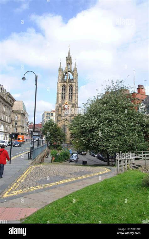 St Nicholas Anglican Cathedral Church, Newcastle upon Tyne Stock Photo ...