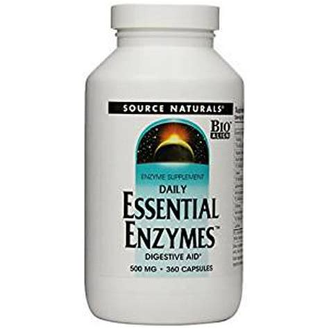 Source Naturals Daily Essential Enzymes, 500mg, 360 Capsules - Walmart ...