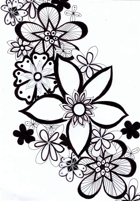 doodling | Pastelgirl | Doodle drawings, Flower doodles, Flower drawing