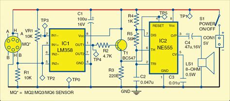 Circuit Diagram Of Smoke Detector