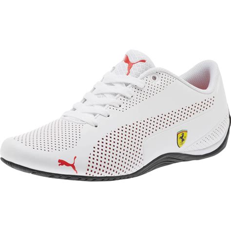 PUMA Scuderia Ferrari Drift Cat 5 Ultra Shoes in White for Men | Lyst