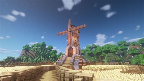 Windmill Minecraft Blueprint