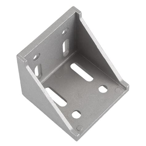 3X(80mmx80mm 8 Holes 90 Degree Corner Brace Angle Bracket Silver Tone ...