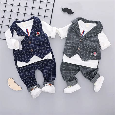 Newborn Baby Boy Clothes Set Birthday Christening Cloth Infant Baby ...