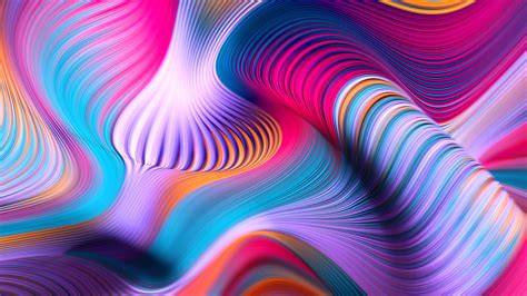 Colorful Abstract Waves 4K Wallpapers - Wallpaper Cave