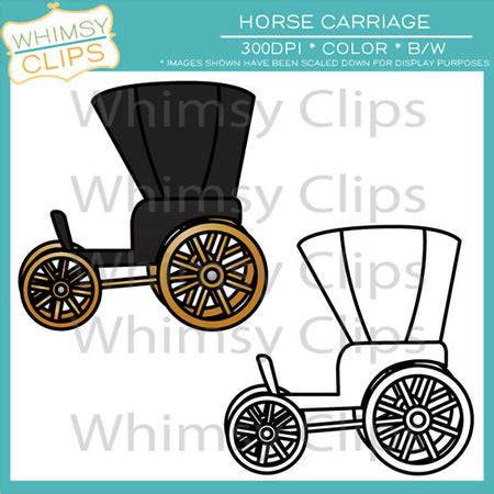 Horse Carriage Clip Art – Whimsy Clips