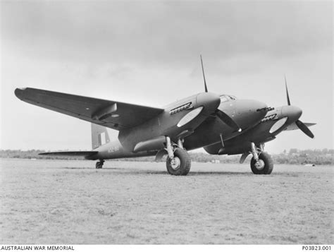 A DH-98 Mosquito Bomber aircraft A52-50 which served with 5 Operational ...