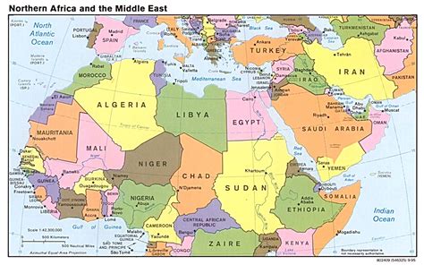 Northern Africa Map - Northern Africa • mappery