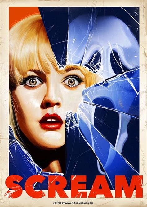 1996 - Scream (Wes Craven) | Movie artwork, Movie posters design, Movie ...