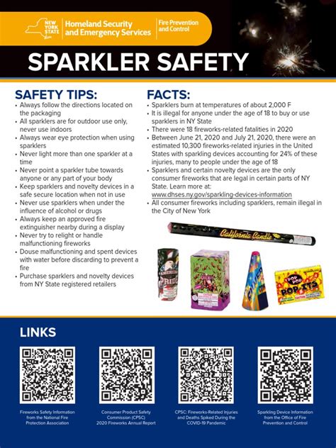 Sparkler Safety | PDF