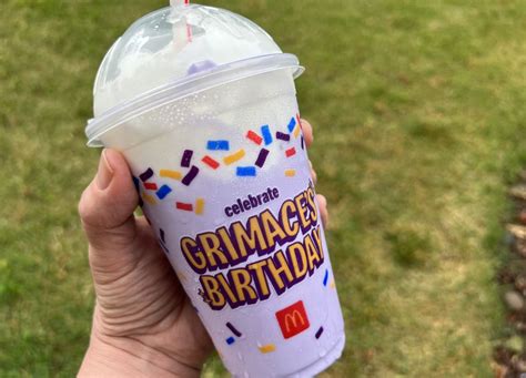 I tried McDonald’s purple Grimace birthday shake so you don’t have to ...