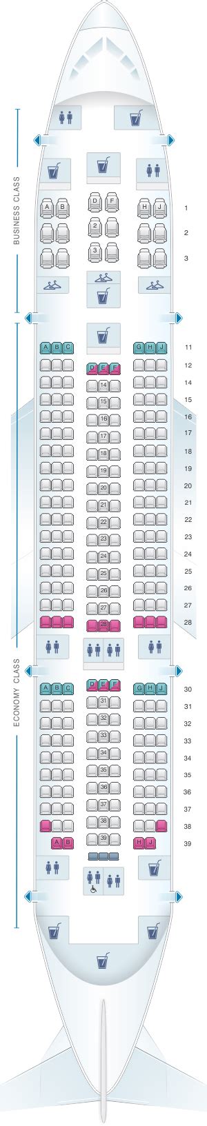 Seat Map Air India Boeing B787 Dreamliner | SeatMaestro