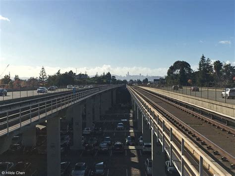 Rockridge Bart Station with San Francisco skyline | Bay area rapid ...