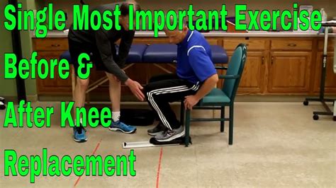 Single Most Important Exercise Before & After Knee Replacement - YouTube