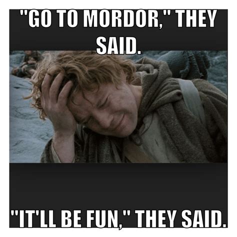 Lord of the Rings meme. #samwisegamgee | The hobbit, Hobbit memes, Lotr