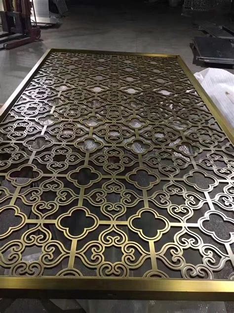 Aluminum Carved Perforated Metal Screen Decorative Exterior Metal Wall ...